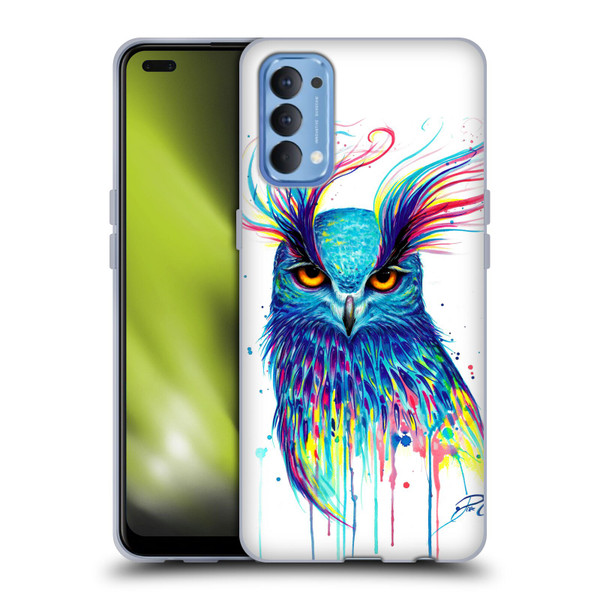 Pixie Cold Animals Into The Blue Soft Gel Case for OPPO Reno 4 5G
