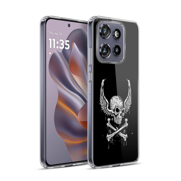 Alchemy Gothic Wing Inked Soft Gel Case for Motorola Edge 50 Neo