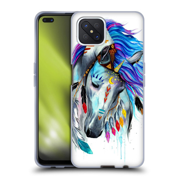 Pixie Cold Animals Spirit Soft Gel Case for OPPO Reno4 Z 5G