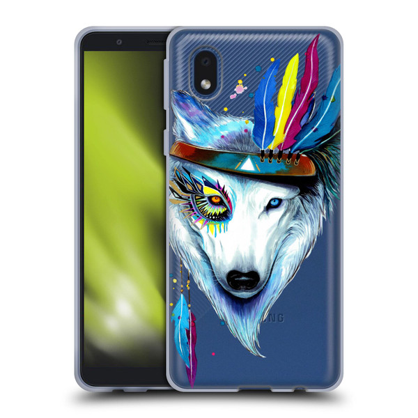 Pixie Cold Animals Warrior Soft Gel Case for Samsung Galaxy A01 Core (2020)
