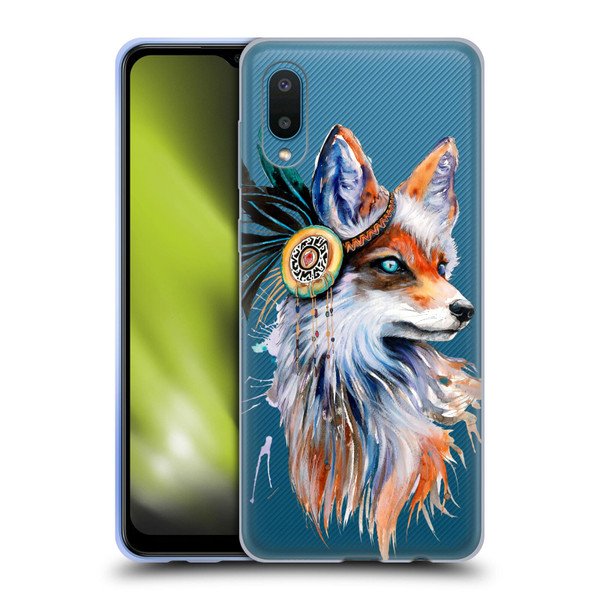Pixie Cold Animals Fox Soft Gel Case for Samsung Galaxy A02/M02 (2021)
