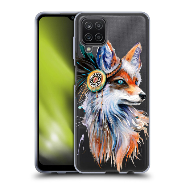 Pixie Cold Animals Fox Soft Gel Case for Samsung Galaxy A12 (2020)