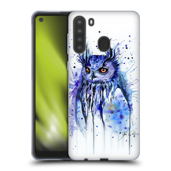 Pixie Cold Animals Secrets Soft Gel Case for Samsung Galaxy A21 (2020)