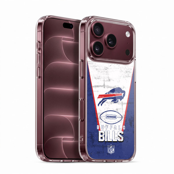 NFL Buffalo Bills Logo Art Banner Soft Gel Case for Apple iPhone 18 Pro