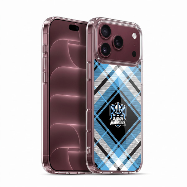 Glasgow Warriors Logo 2 Diagonal Tartan Soft Gel Case for Apple iPhone 18 Pro Max