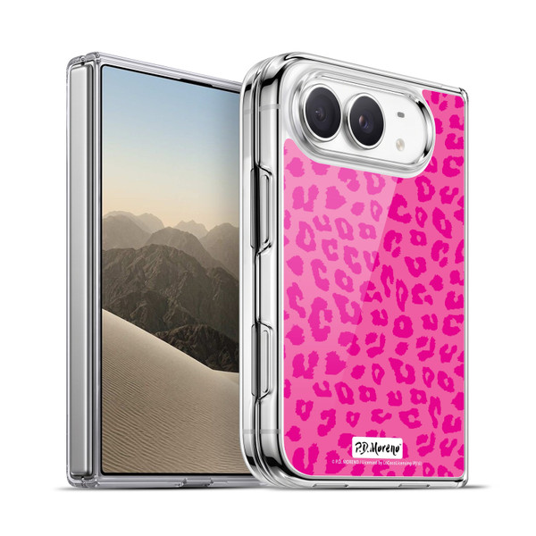 P.D. Moreno Patterns Pink Leopard Soft Gel Case for Apple iPhone Duo