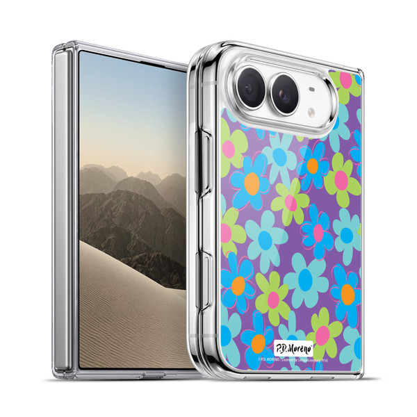 P.D. Moreno Patterns Purple Soft Gel Case for Apple iPhone Duo