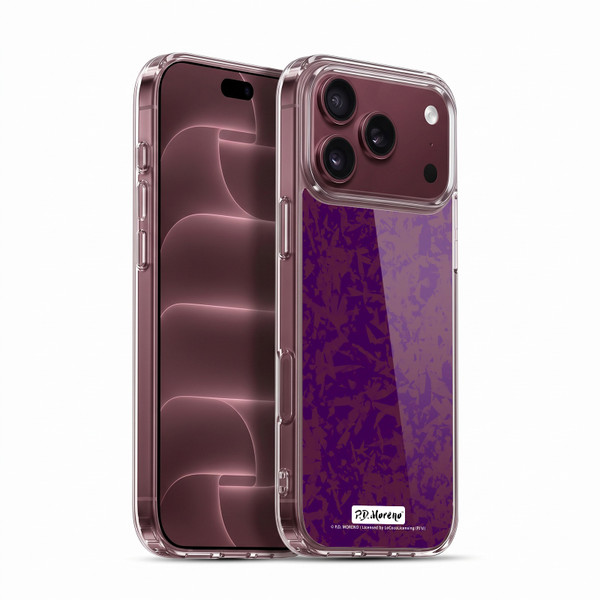 P.D. Moreno Patterns Violet Soft Gel Case for Apple iPhone 18 Pro Max