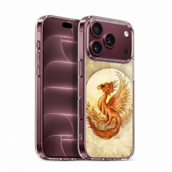 Amy Brown Mythical Fire Element Soft Gel Case for Apple iPhone 18 Pro