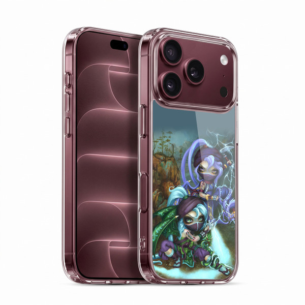 Strangeling Dragon Lightning Ninja Fairies Soft Gel Case for Apple iPhone 18 Pro