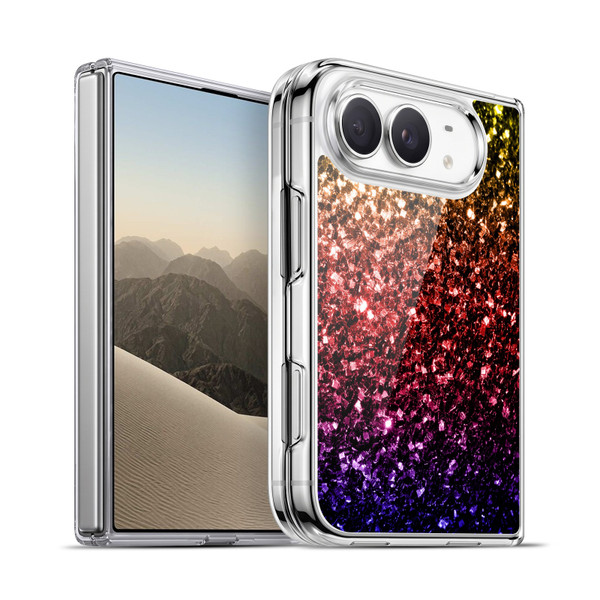 PLdesign Glitter Sparkles Rainbow Soft Gel Case for Apple iPhone Duo