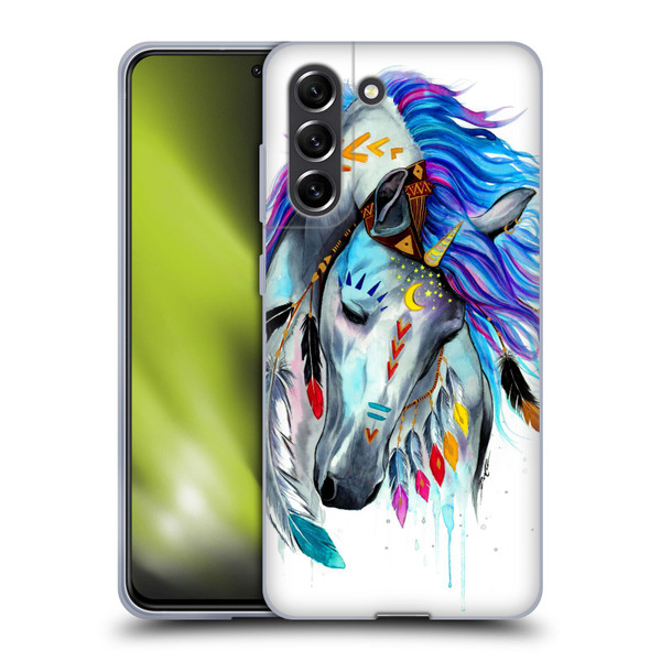 Pixie Cold Animals Spirit Soft Gel Case for Samsung Galaxy S21 FE 5G