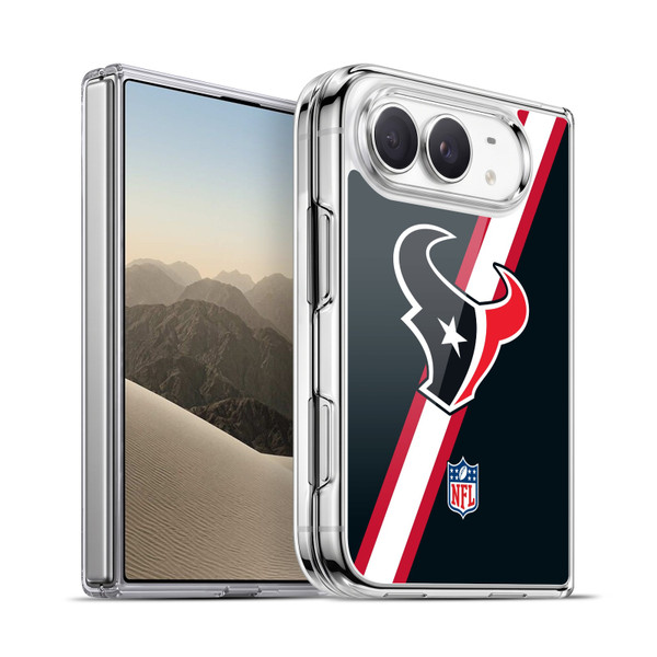 NFL Houston Texans Logo Stripes Soft Gel Case for Apple iPhone Duo