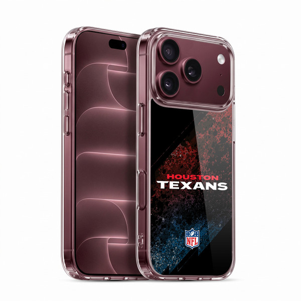 NFL Houston Texans Logo Blur Soft Gel Case for Apple iPhone 18 Pro