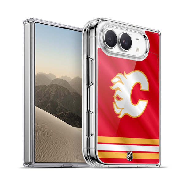 NHL Calgary Flames Jersey Soft Gel Case for Apple iPhone Duo