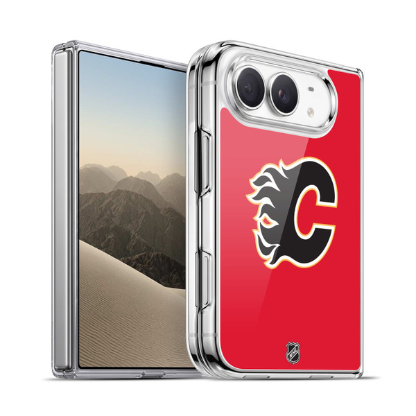 NHL Calgary Flames Plain Soft Gel Case for Apple iPhone Duo
