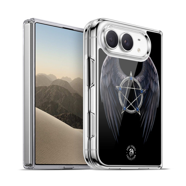 Anne Stokes Raven Winged Pentagram Soft Gel Case for Apple iPhone Duo
