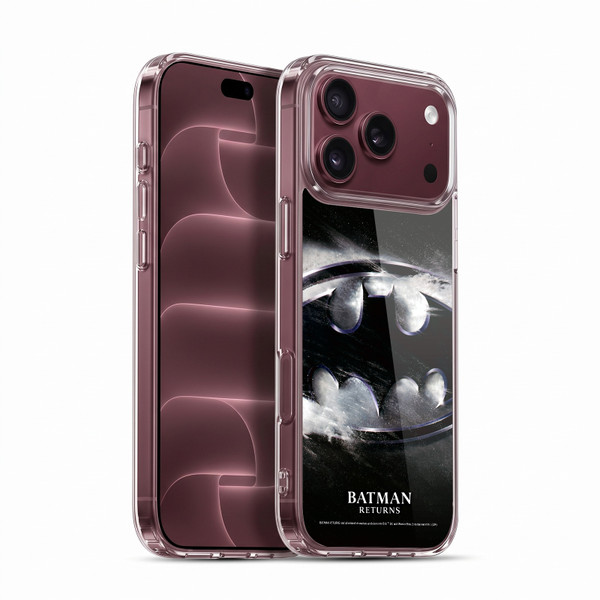 Batman Returns Key Art Oversized Logo Soft Gel Case for Apple iPhone 18 Pro Max