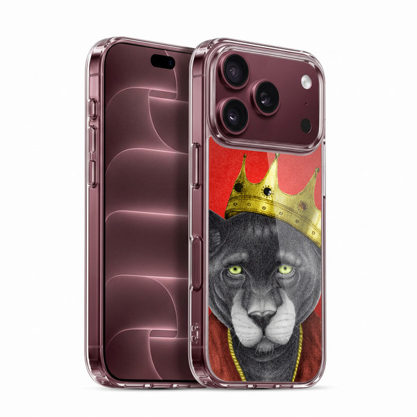 Barruf Animals The King Panther Soft Gel Case for Apple iPhone 18 Pro