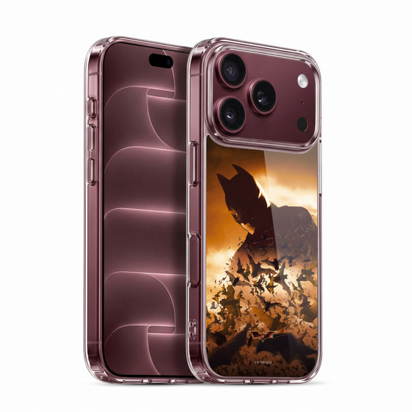 Batman Begins Graphics Poster Soft Gel Case for Apple iPhone 18 Pro