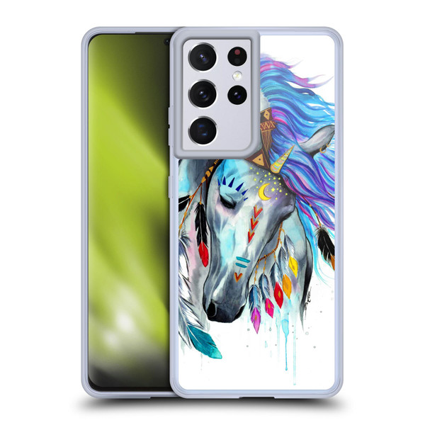 Pixie Cold Animals Spirit Soft Gel Case for Samsung Galaxy S21 Ultra 5G