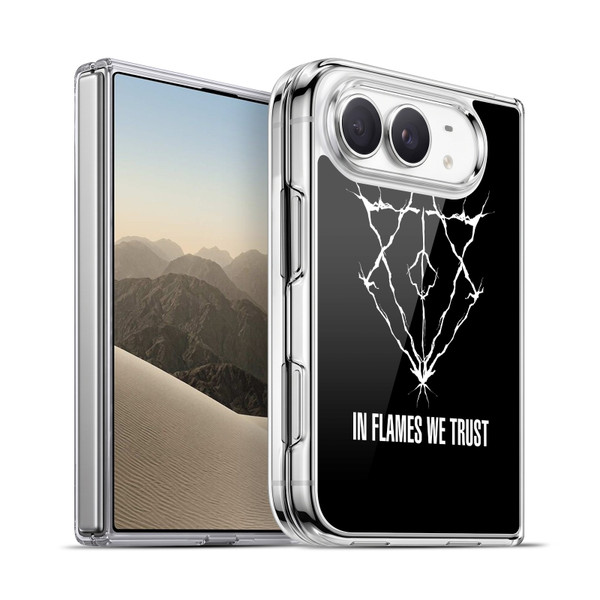In Flames Metal Grunge Jesterhead Logo Soft Gel Case for Apple iPhone Duo