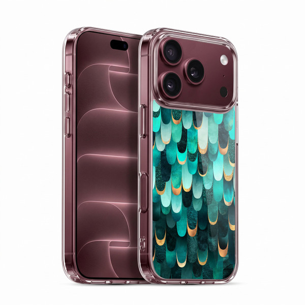 Elisabeth Fredriksson Sparkles Turquoise Soft Gel Case for Apple iPhone 18 Pro