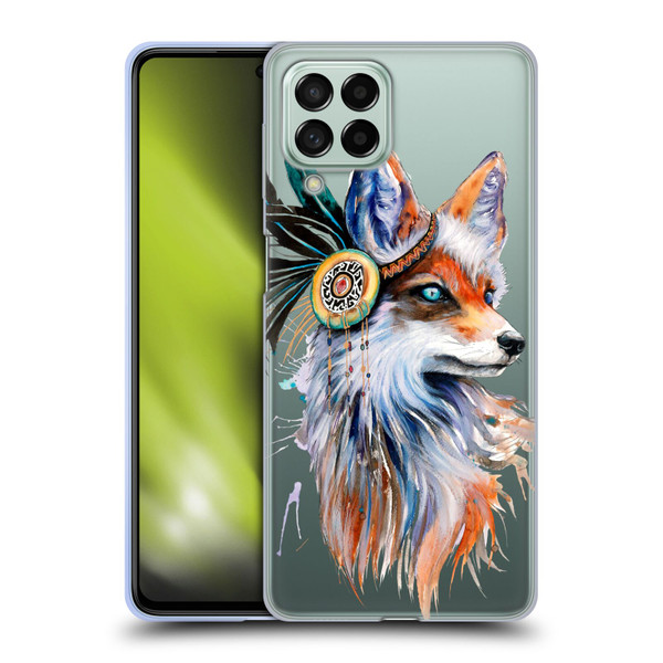 Pixie Cold Animals Fox Soft Gel Case for Samsung Galaxy M53 (2022)