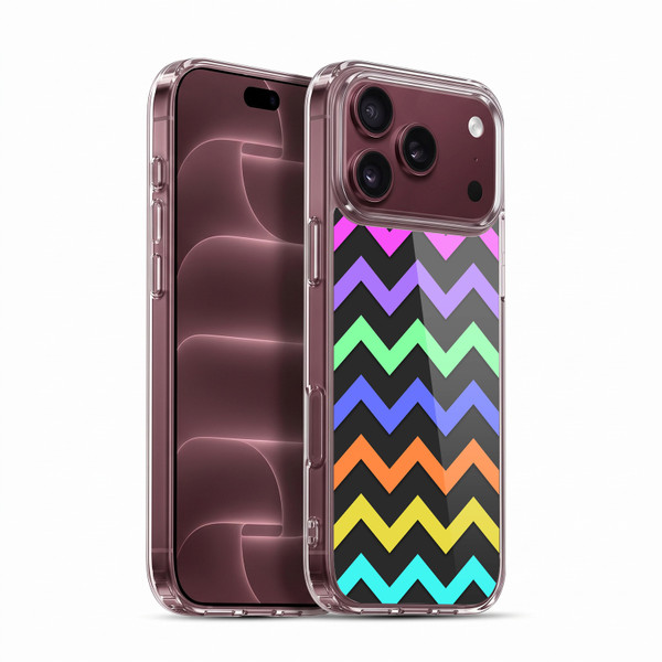 PLdesign Geometric Zigzag Soft Gel Case for Apple iPhone 18 Pro Max