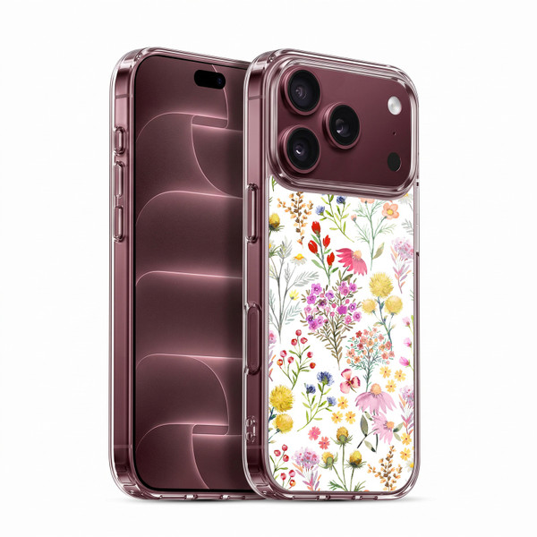 Ninola Botanical Patterns Delicate Soft Gel Case for Apple iPhone 18 Pro