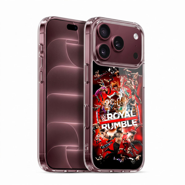 WWE 2022 Royal Rumble Key Art Soft Gel Case for Apple iPhone 18 Pro