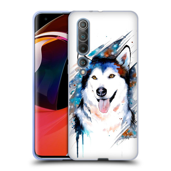Pixie Cold Animals Husky Soft Gel Case for Xiaomi Mi 10 5G / Mi 10 Pro 5G
