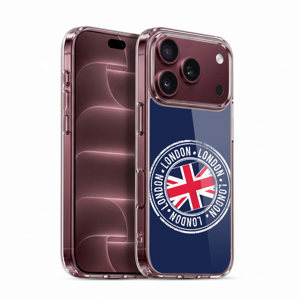 Head Case Designs London Prints Stamp Soft Gel Case for Apple iPhone 18 Pro