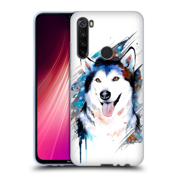 Pixie Cold Animals Husky Soft Gel Case for Xiaomi Redmi Note 8T