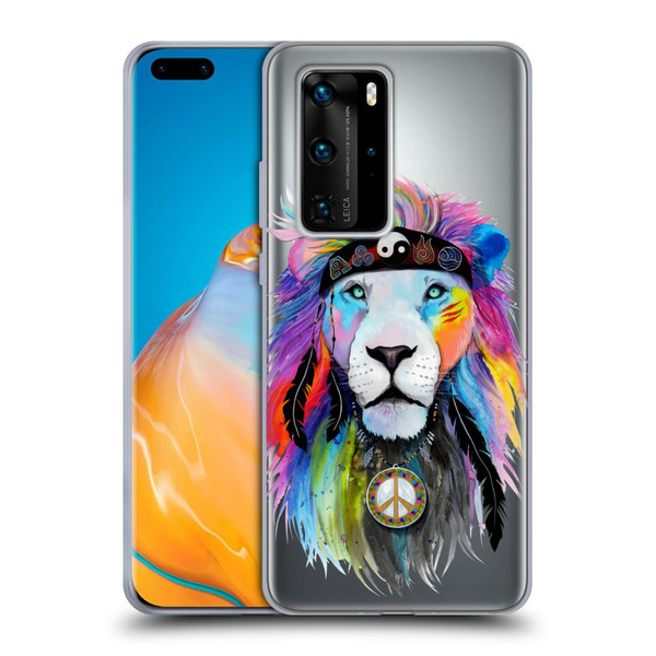 Pixie Cold Cats Hippy Lion Soft Gel Case for Huawei P40 Pro / P40 Pro Plus 5G