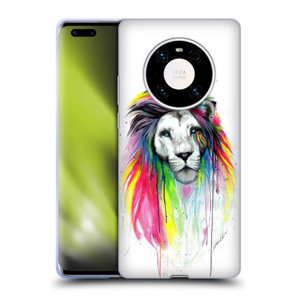 Pixie Cold Cats Rainbow Mane Soft Gel Case for Huawei Mate 40 Pro 5G