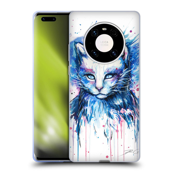 Pixie Cold Cats Space Soft Gel Case for Huawei Mate 40 Pro 5G