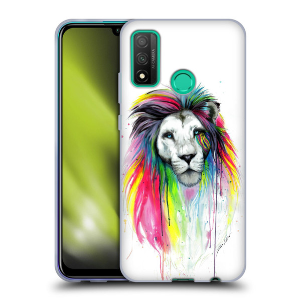 Pixie Cold Cats Rainbow Mane Soft Gel Case for Huawei P Smart (2020)