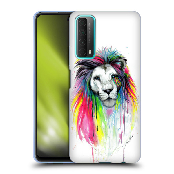 Pixie Cold Cats Rainbow Mane Soft Gel Case for Huawei P Smart (2021)