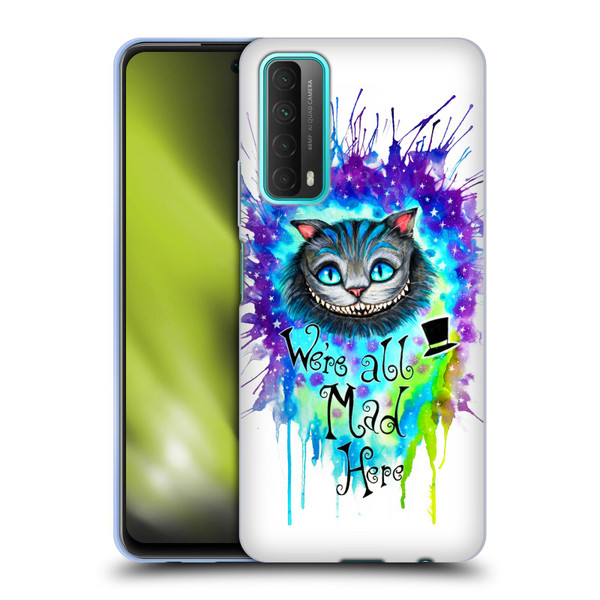 Pixie Cold Cats We Are All Mad Here Soft Gel Case for Huawei P Smart (2021)