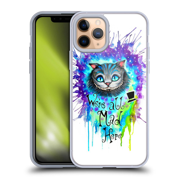 Pixie Cold Cats We Are All Mad Here Soft Gel Case for Apple iPhone 11 Pro