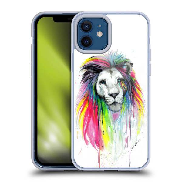 Pixie Cold Cats Rainbow Mane Soft Gel Case for Apple iPhone 12 / iPhone 12 Pro