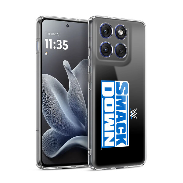 WWE TV Program Logo Smack Down Soft Gel Case for Motorola Edge 70