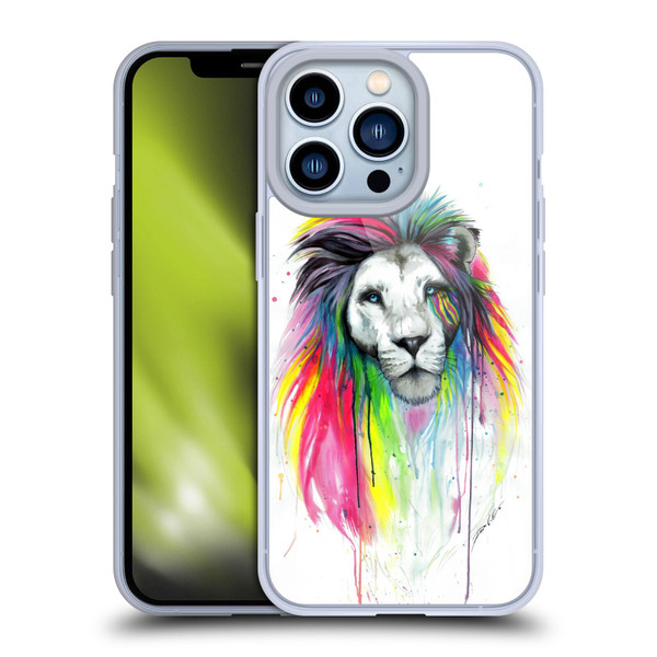Pixie Cold Cats Rainbow Mane Soft Gel Case for Apple iPhone 13 Pro