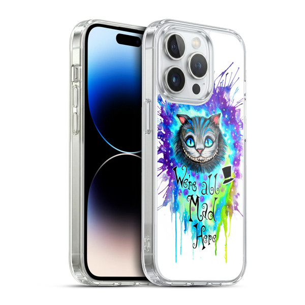 Pixie Cold Cats We Are All Mad Here Soft Gel Case for Apple iPhone 13 Pro & MagSafe
