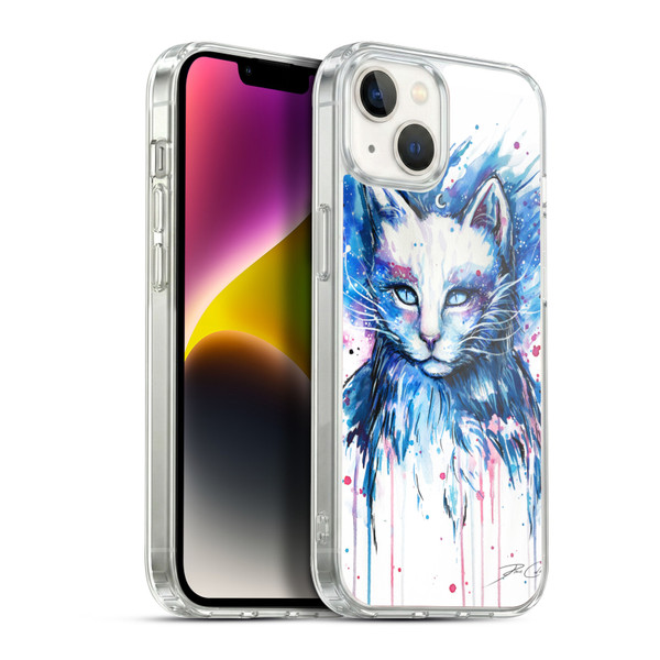 Pixie Cold Cats Space Soft Gel Case for Apple iPhone 14 Plus & MagSafe