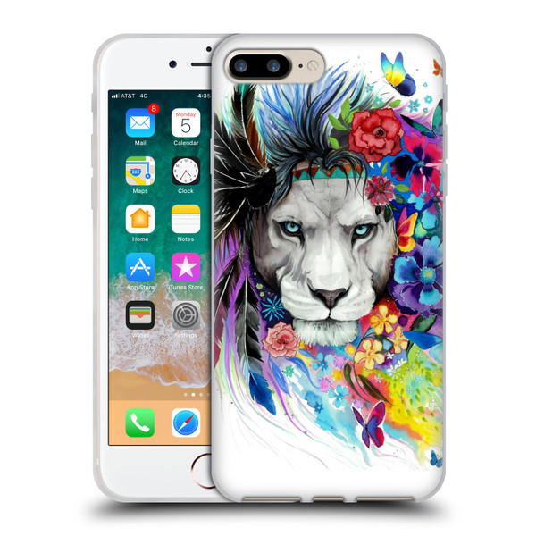 Pixie Cold Cats King Of The Lions Soft Gel Case for Apple iPhone 7 Plus / iPhone 8 Plus