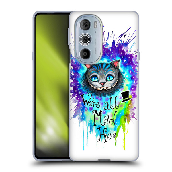 Pixie Cold Cats We Are All Mad Here Soft Gel Case for Motorola Edge X30