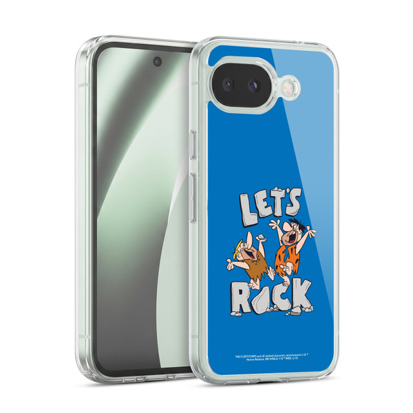 The Flintstones Graphics Fred And Barney Soft Gel Case for Google Pixel 10a