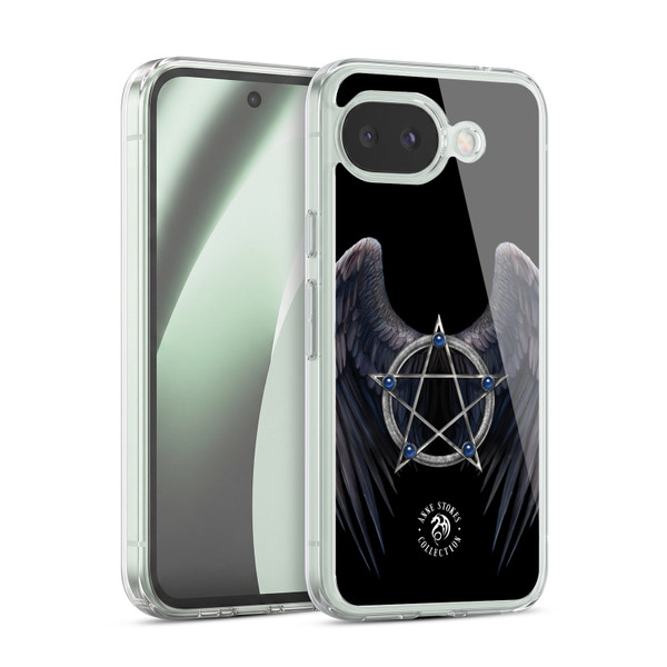 Anne Stokes Raven Winged Pentagram Soft Gel Case for Google Pixel 10a